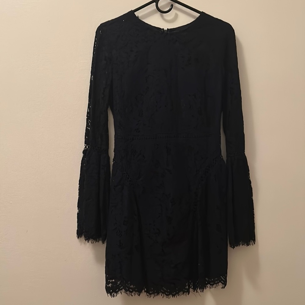 Dark blue cocktail dress